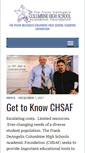 Mobile Screenshot of chsaf.org